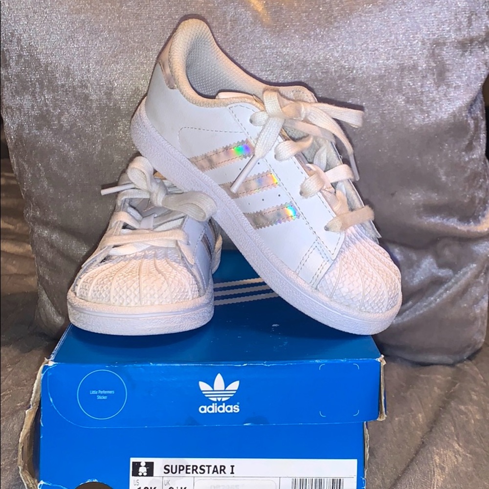 Adidas Holographic Superstar Casual Sneakers